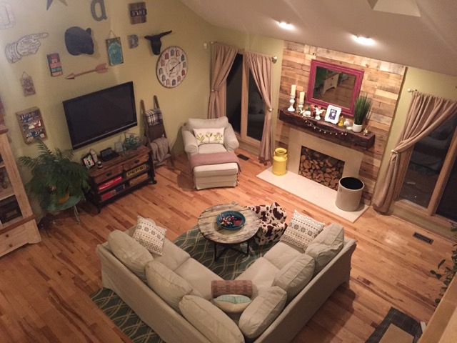 Family Room View From Downstairs