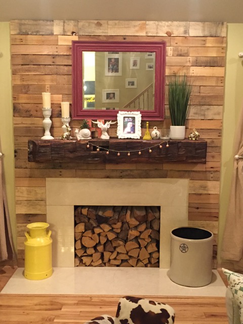 Fireplace in Family Room